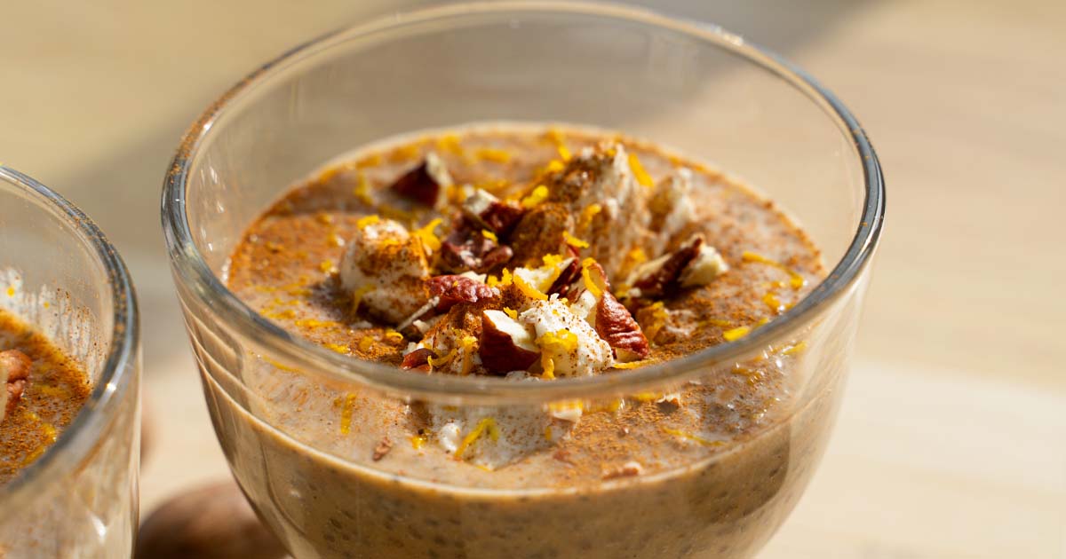 Fitness podzimní chia puding